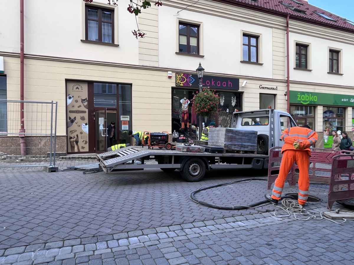 Przebudowa ul. Grunwaldzkiej [październik 2023]